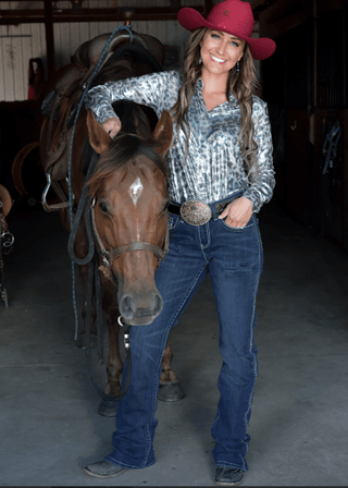 Cowgirl Tuff ZigZag Bootcut Jeans – Apparel from Bronco Western Supply Co.