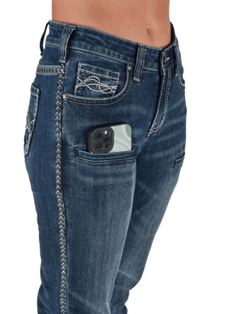 Cowgirl Tuff ZigZag Bootcut Jeans – Apparel from Bronco Western Supply Co.