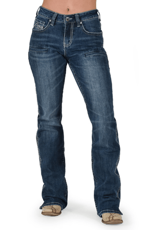 Cowgirl Tuff ZigZag Bootcut Jeans – Apparel from Bronco Western Supply Co.