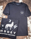 Coyote Hooey T-Shirt - Black - Shirts & Tops - Hooey - Bronco Western Supply Co.