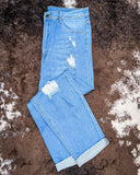Coyote Trail High - Rise Mom Jeans - Apparel - Denim Zone USA - Bronco Western Supply Co.