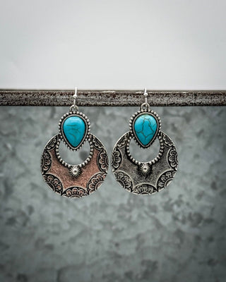 Crescent Bloom Dangle Fashion Earrings – Jewelry from Bronco Western Supply Co.