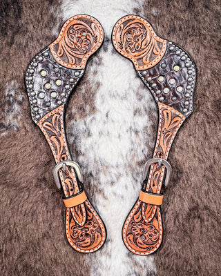 Crystal Collection Ladies Spur Straps – Spur Straps from Bronco Western Supply Co.