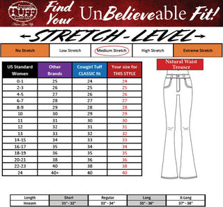 Crystal Rocks Natural Waist Trouser Jeans by Cowgirl Tuff – Apparel from Bronco Western Supply Co.