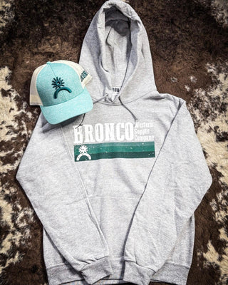 Current Hoodie - Light Grey Heather – Apparel from Bronco Western Supply Co.