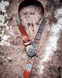 Dakota - Brown and Turquoise Aztec Hooey Belt - Apparel - Hooey - Bronco Western Supply Co.