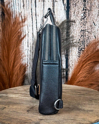 Danica Sling Bag in Black by Wrangler – Purses & Wallets from Bronco Western Supply Co.