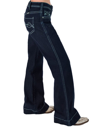 Dark Breathe Trouser Jeans by Cowgirl Tuff – Apparel from Bronco Western Supply Co.