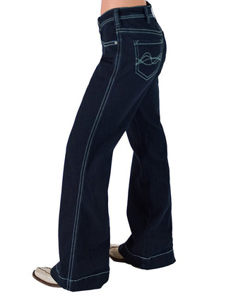 Dark Breathe Trouser Jeans by Cowgirl Tuff – Apparel from Bronco Western Supply Co.