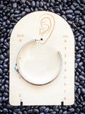 Darla Hoop Fashion Earring - Silver/Turquoise - Jewelry - Blue Tortoise - Bronco Western Supply Co.