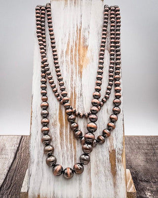 Del Rio Layered Fashion Necklace - Copper – Jewelry from Bronco Western Supply Co.