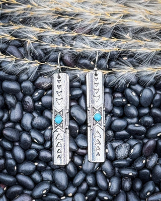 Delaney Bar Dangle Earrings – Jewelry from Bronco Western Supply Co.