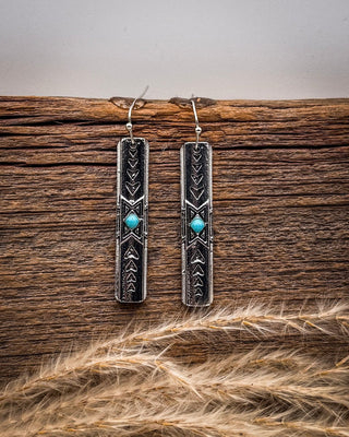 Delaney Bar Dangle Earrings – Jewelry from Bronco Western Supply Co.