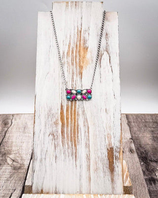 Desert Bloom Bar Fashion Necklace – Jewelry from Bronco Western Supply Co.