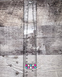 Desert Bloom Bar Fashion Necklace - Jewelry - Blue Tortoise - Bronco Western Supply Co.