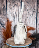 Desert Bloom Tooled Hairon Shoulder Bag in Tan by Trinity Ranch - Purses & Wallets - Montana West - Bronco Western Supply Co.