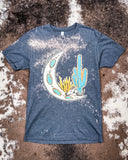 Desert Child Graphic Tee - Distressed Charcoal - Shirts & Tops - The Way Down South - Bronco Western Supply Co.
