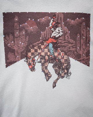 Desert Current Rhinestone Rodeo Tee in Tan – Apparel from Bronco Western Supply Co.