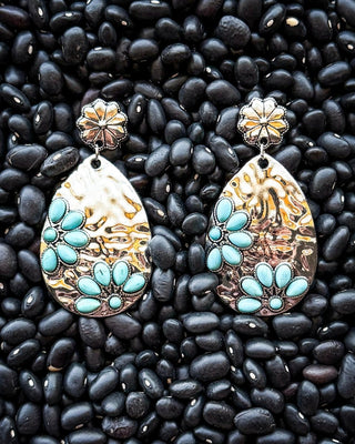 Desert Dancer Teardrop Earrings – Jewelry from Bronco Western Supply Co.