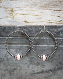 Desert Darling Pink Conch Hoops - Jewelry - The Bijoux Fab - Bronco Western Supply Co.