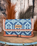 Desert Dawn Aztec Wristlet in Jean by Wrangler - Purses & Wallets - Montana West - Bronco Western Supply Co.