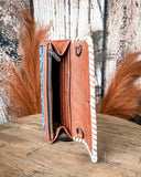 Desert Dawn Aztec Wristlet in Jean by Wrangler - Purses & Wallets - Montana West - Bronco Western Supply Co.