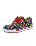 Desert Drift Twisted X Kicks - Blue Multi Aztec - Women's Shoes - Twisted X - Bronco Western Supply Co.