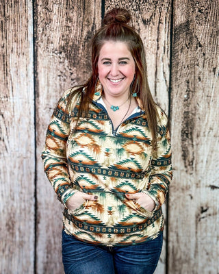 Desert Dusk Fitted Pullover by Sterling Kreek – Apparel from Bronco Western Supply Co.