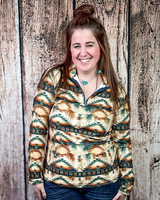Desert Dusk Fitted Pullover by Sterling Kreek – Apparel from Bronco Western Supply Co.
