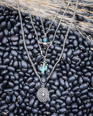 Desert Luck Layered Necklace – Jewelry from Bronco Western Supply Co.