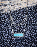 Desert Mirage Layered Fashion Necklace - Jewelry - Blue Tortoise - Bronco Western Supply Co.