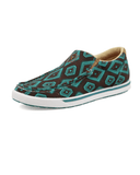 Desert Prism Twisted X Slip - On Kicks - Brown and Turquoise - Women's Shoes - Twisted X - Bronco Western Supply Co.