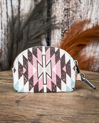 Desert Sky Aztec Wristlet Wallet Set in Dark Pink by Wrangler – Purses & Wallets from Bronco Western Supply Co.