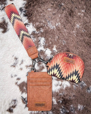 Desert Sky Wristlet Wallet Set in Brown by Wrangler – Purses & Wallets from Bronco Western Supply Co.