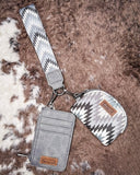 Desert Sky Wristlet Wallet Set in Gray by Wrangler - Purses & Wallets - Montana West - Bronco Western Supply Co.