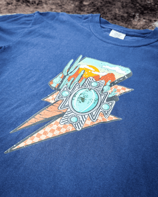 Desert Voltage Western Graphic Tee – Apparel from Bronco Western Supply Co.