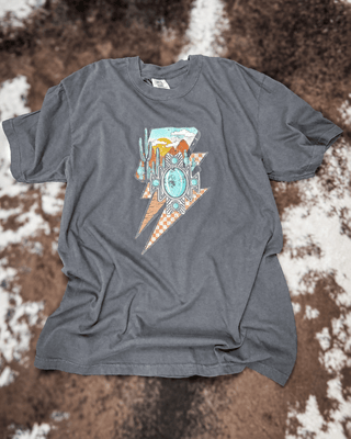 Desert Voltage Western Graphic Tee – Apparel from Bronco Western Supply Co.