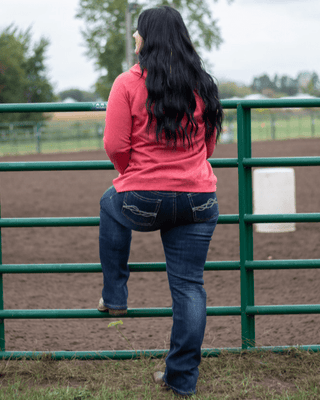 DFMI Dark Flannel Bootcut Jeans - Apparel - Cowgirl Tuff Company - Bronco Western Supply Co.