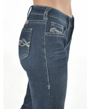 DFMI Dark Flannel Bootcut Jeans - Apparel - Cowgirl Tuff Company - Bronco Western Supply Co.