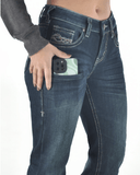 DFMI Dark Flannel Bootcut Jeans - Apparel - Cowgirl Tuff Company - Bronco Western Supply Co.