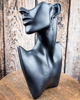 Dir Genuine Turquoise Hoops – Jewelry from Bronco Western Supply Co.