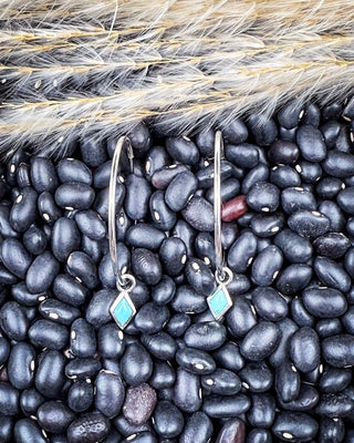 Dir Genuine Turquoise Hoops – Jewelry from Bronco Western Supply Co.