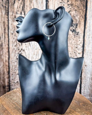 Dir Genuine Turquoise Hoops – Jewelry from Bronco Western Supply Co.