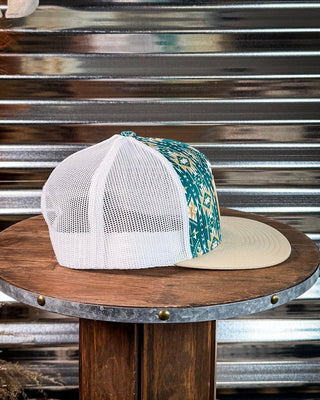 DOC Hooey Hat - Teal/Tan – Accessories from Bronco Western Supply Co.