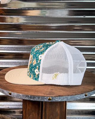 DOC Hooey Hat - Teal/Tan – Accessories from Bronco Western Supply Co.