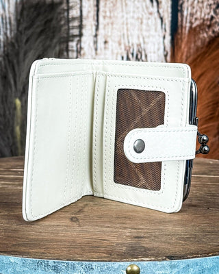 Driftline Leopard Bi - Fold Wallet in Beige by Wrangler – Purses & Wallets from Bronco Western Supply Co.