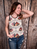 Dune Desert Tank Top - Apparel - Lucky & Blessed - Bronco Western Supply Co.