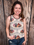 Dune Desert Tank Top - Apparel - Lucky & Blessed - Bronco Western Supply Co.