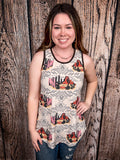 Dune Desert Tank Top - Apparel - Lucky & Blessed - Bronco Western Supply Co.