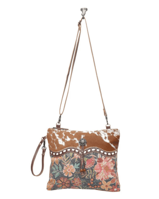 Dusa Floral Hair-On Crossbody Bag by Myra Bag – Purses & Wallets from Bronco Western Supply Co.